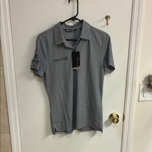 NWT Travis Mathew Charcoal PGA Tour Polo Shirt for Men in Sz M